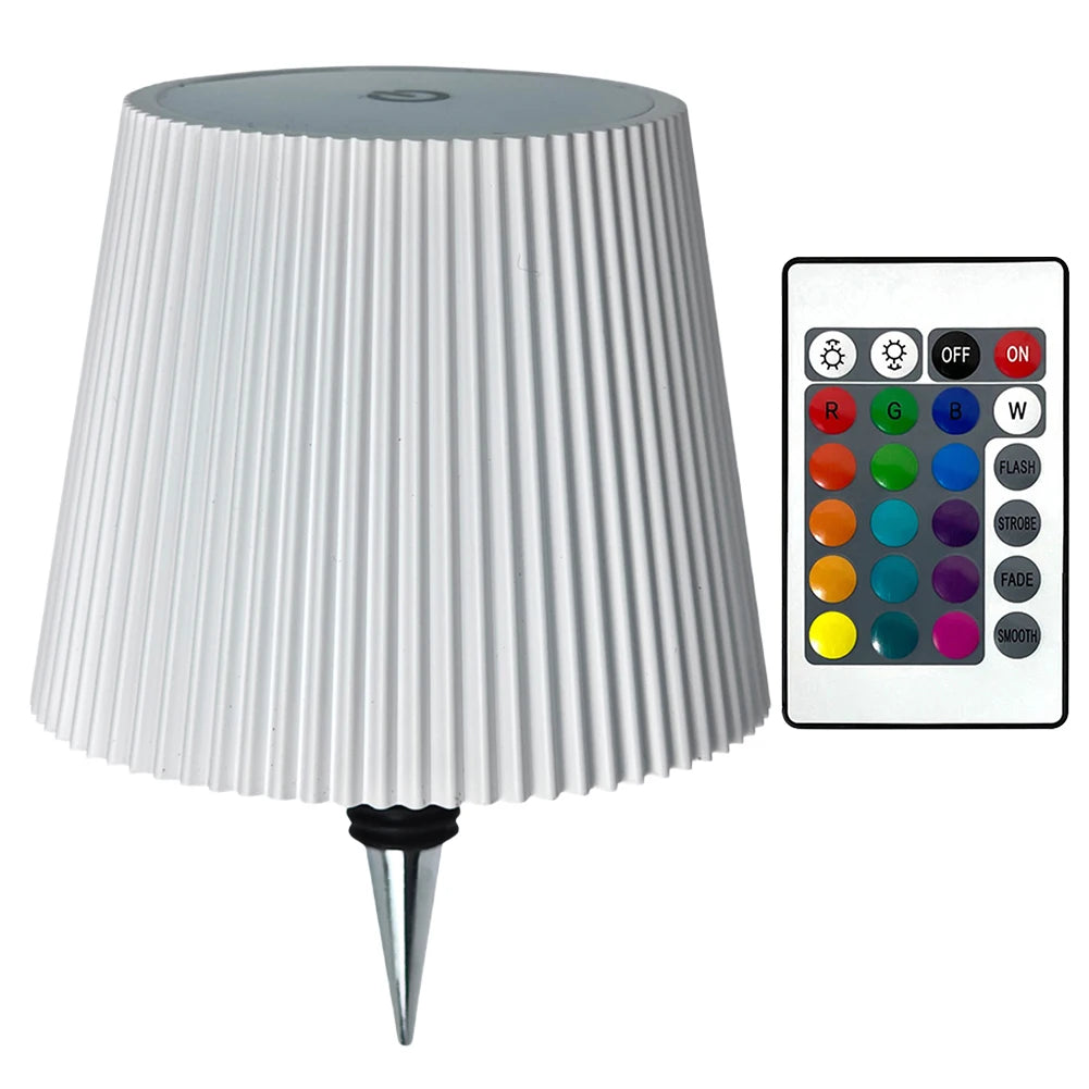 Ładowana, bezprzewodowa lampka dekoracyjna RGB (wielokolorowa) na butelkę wina – nastrojowe oświetlenie do sypialni, restauracji i baru