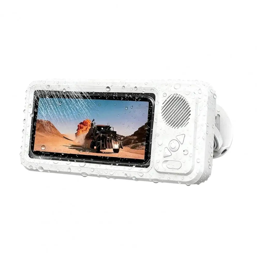 Wodoodporny uchwyt na telefon z głośnikiem Bluetooth