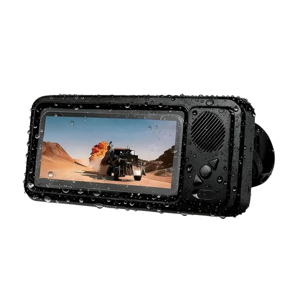 Wodoodporny uchwyt na telefon z głośnikiem Bluetooth