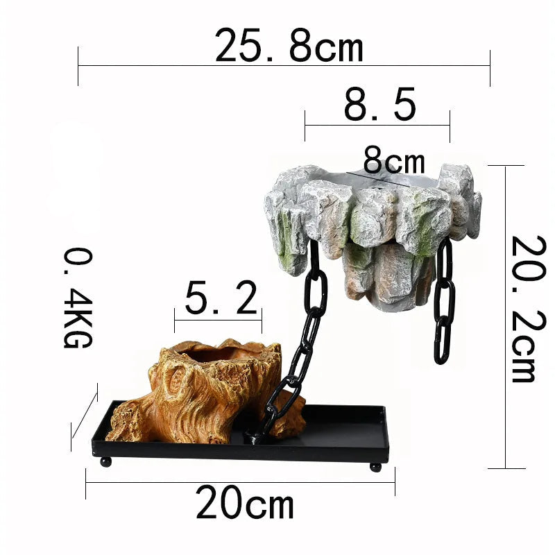 Lewitująca doniczka magnetyczna bonsai – nowoczesna ozdoba na biurko