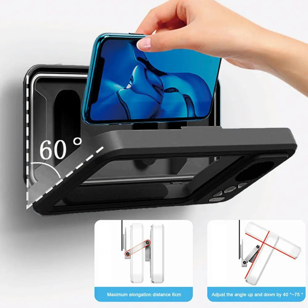 Wodoodporny uchwyt na telefon z głośnikiem Bluetooth