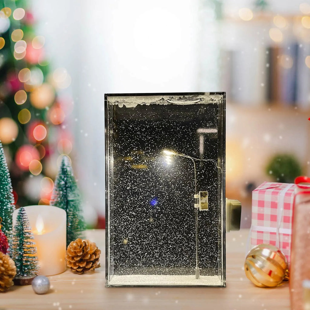 Śnieżna noc lampka nocna (DIY)