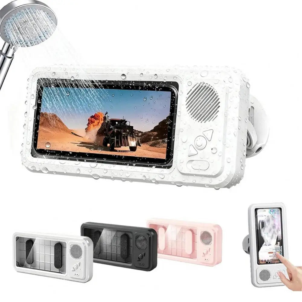 Wodoodporny uchwyt na telefon z głośnikiem Bluetooth