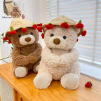 Pluszowy Miś "Rose Love" z Bukietem Róż – Romantyczny Prezent
