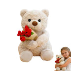Pluszowy Miś "Rose Love" z Bukietem Róż – Romantyczny Prezent