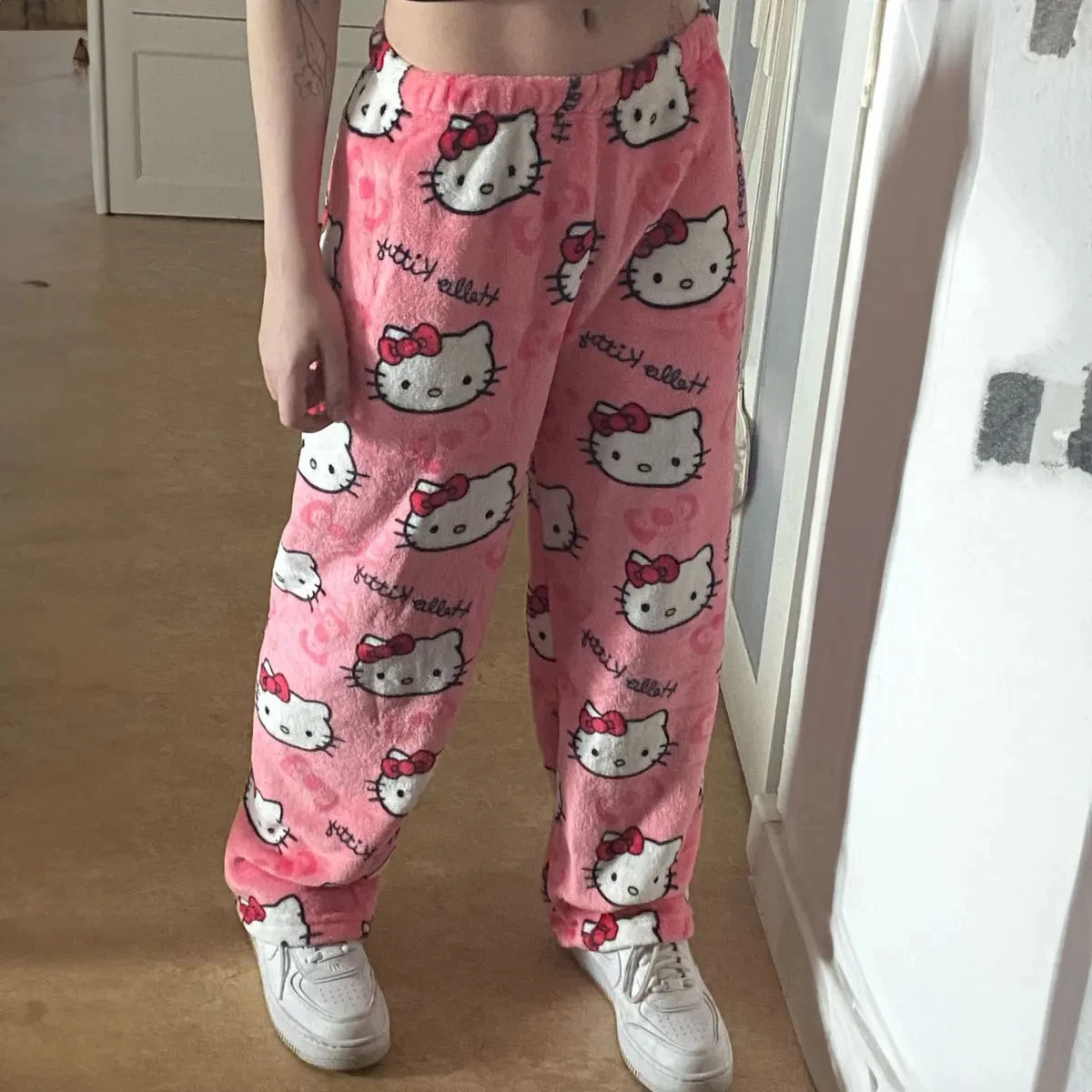 Spodnie Piżamowe Hello Kitty Y2K