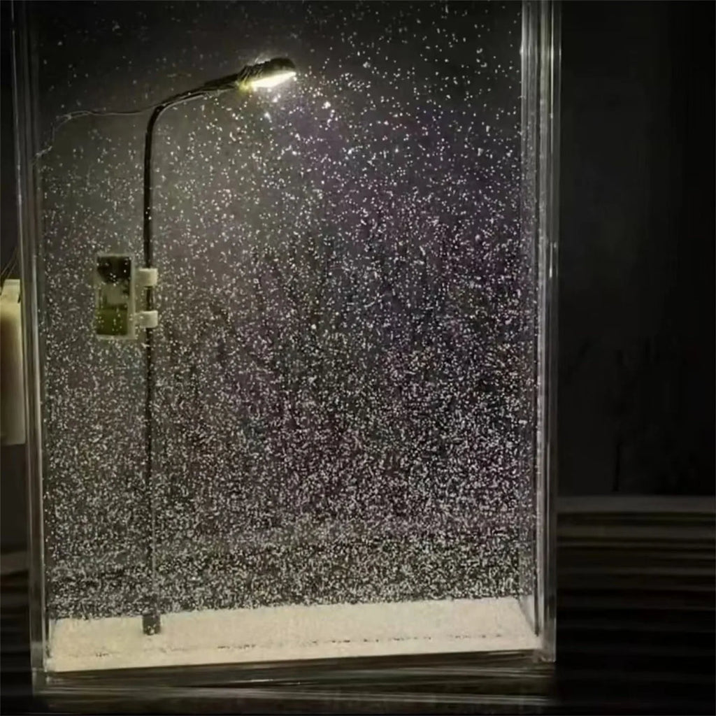 Śnieżna noc lampka nocna (DIY)